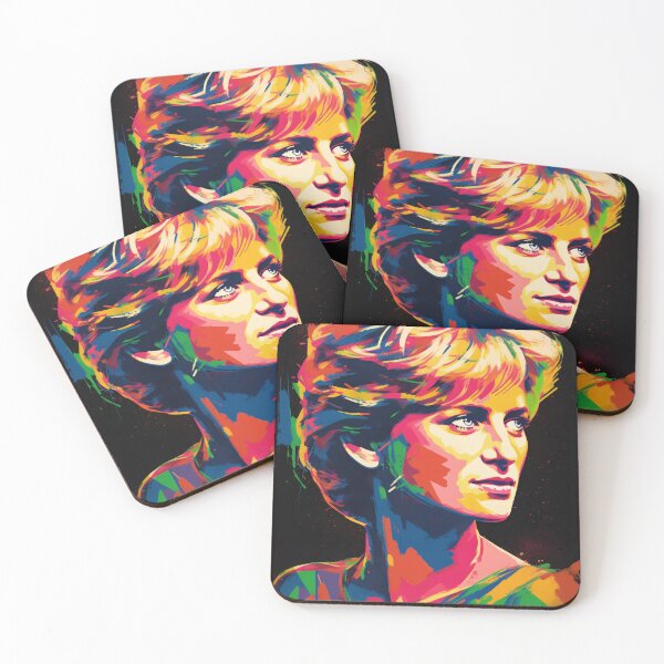 Item preview, Princess Diana Colorful Contemplation designed and sold by DeMuurdecoratie.