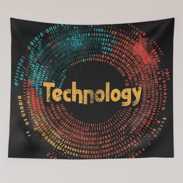 Item preview, Binary Code Infused with Technological Essence designed and sold by Ace Apparel  Attire.