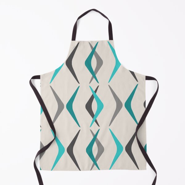 Item preview, Midcentury Boomerangs Turquoise designed and sold by thepixelgarden.
