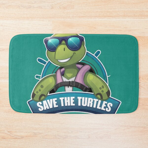 Item preview, Cool Turtle: Protect Our Seas "Save the Turtles" designed and sold by MillennialVibe.