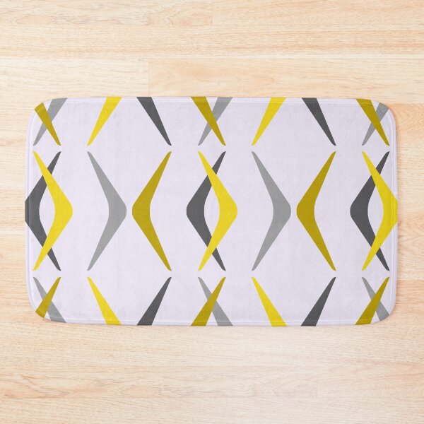 Item preview, Midcentury Boomerangs Yellow designed and sold by thepixelgarden.