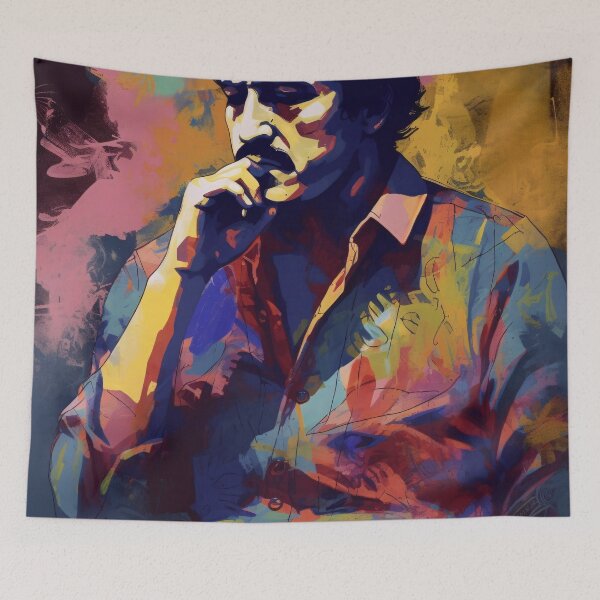 Item preview, Pablo Escobar Thoughts in Color designed and sold by DeMuurdecoratie.