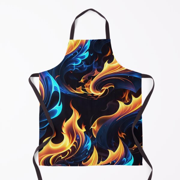 Item preview, Abstract Blue Fire Pattern designed and sold by TheArtOfPat.