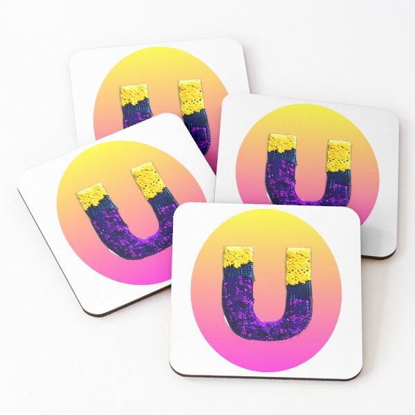 Item preview, letter U, monogram. typography collage. ABC art. gift 2024 designed and sold by Minibubb.