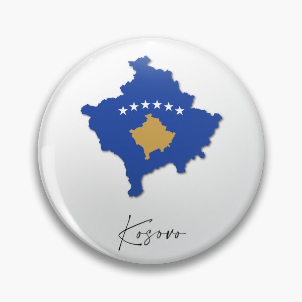 Item preview, Kosovo Country Map and Flag Pristina Europe designed and sold by dk-design85.
