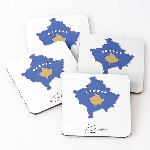 Item preview, Kosovo Country Map and Flag Pristina Europe designed and sold by dk-design85.