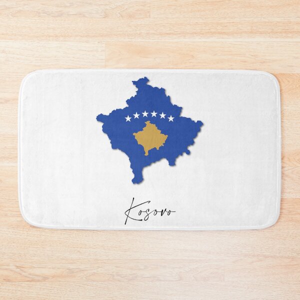 Item preview, Kosovo Country Map and Flag Pristina Europe designed and sold by dk-design85.