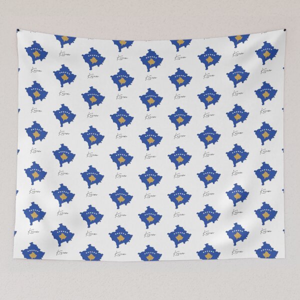 Item preview, Kosovo Country Map and Flag Pristina Europe designed and sold by dk-design85.