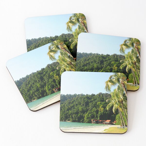 Item preview, Tropical serenity on Sandy Beach designed and sold by EyeArt Studio.