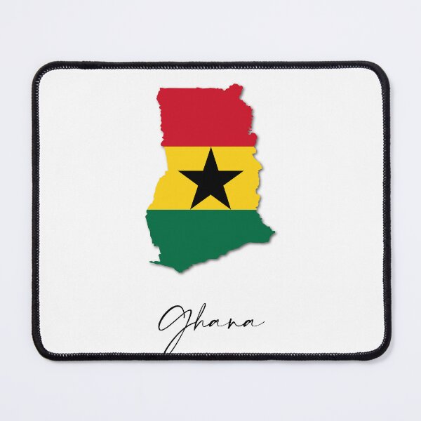 Item preview, Ghana Country Map and Flag Accra Africa designed and sold by dk-design85.