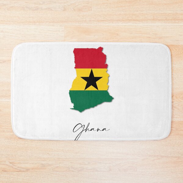 Artikelvorschau, Ghana-Landkarte und Flagge Accra Afrika entworfen und verkauft von dk-design85.