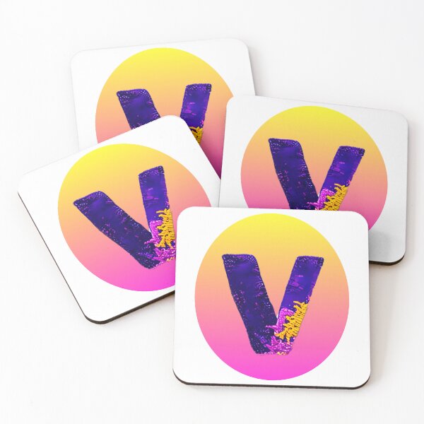Item preview, letter V, monogram. typography collage. ABC art. gift 2024 designed and sold by Minibubb.