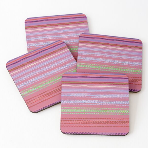 Item preview, Pink poncho fabric magenta textile mexican folk art designed and sold by T-Mex.