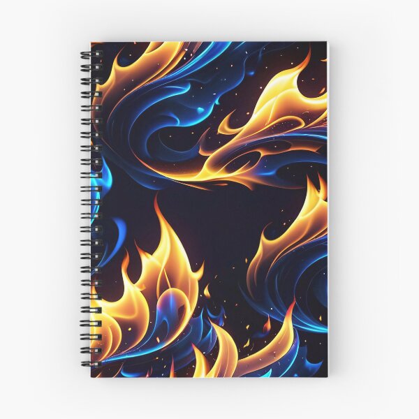 Item preview, Abstract Blue Fire Pattern designed and sold by TheArtOfPat.
