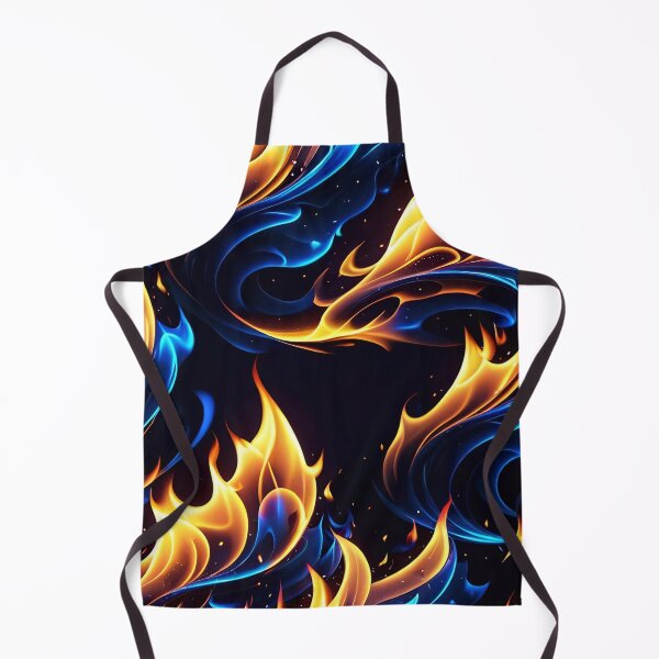 Item preview, Abstract Blue Fire Pattern designed and sold by TheArtOfPat.