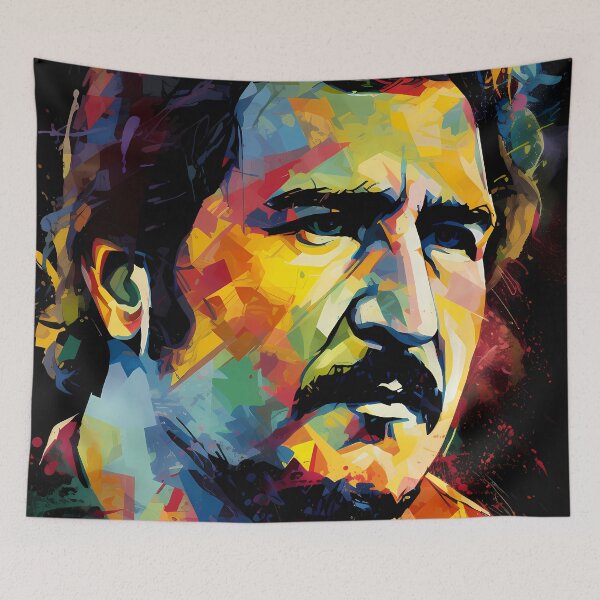 Item preview, Pablo Escobar Explosion of Emotion designed and sold by DeMuurdecoratie.