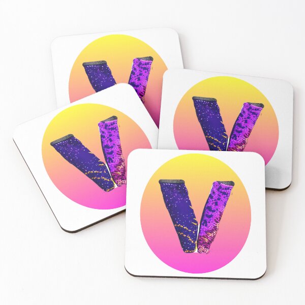 Item preview, letter V, monogram. typography collage. ABC art. gift 2024 designed and sold by Minibubb.
