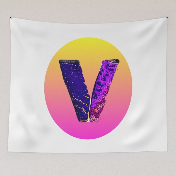 Item preview, letter V, monogram. typography collage. ABC art. gift 2024 designed and sold by Minibubb.