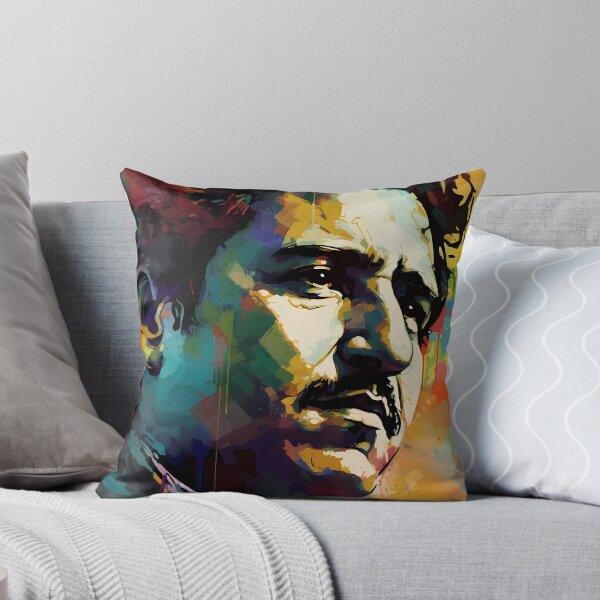 Item preview, Pablo Escobar Colorful Portrait of Man designed and sold by DeMuurdecoratie.