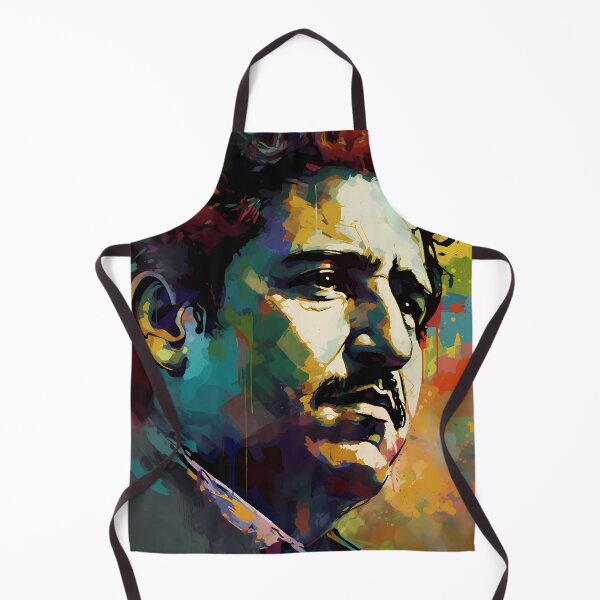 Item preview, Pablo Escobar Colorful Portrait of Man designed and sold by DeMuurdecoratie.