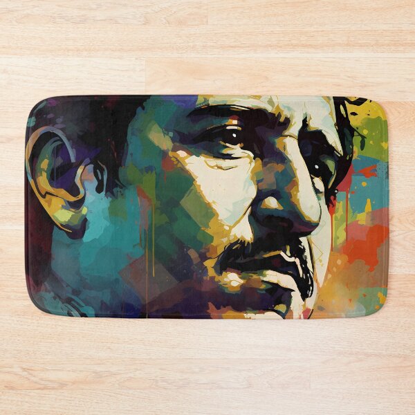 Item preview, Pablo Escobar Colorful Portrait of Man designed and sold by DeMuurdecoratie.