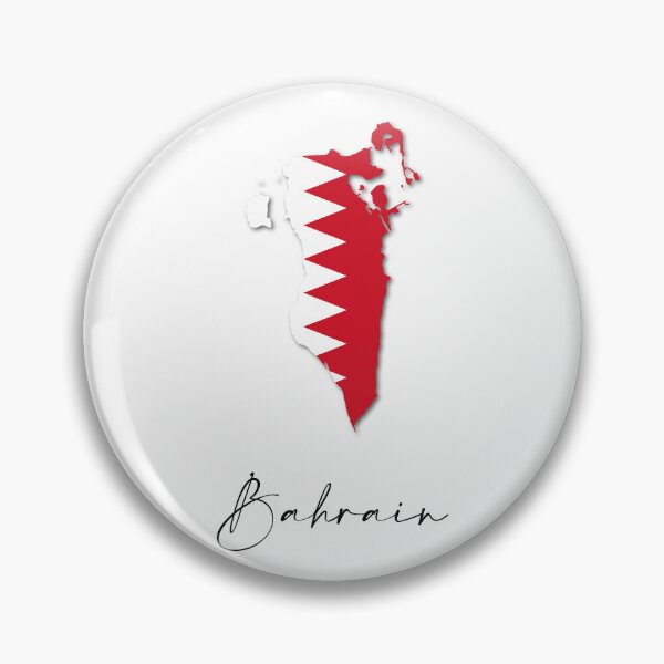 Item preview, Bahrain Country Map and Flag Arabian Peninsula Asia designed and sold by dk-design85.