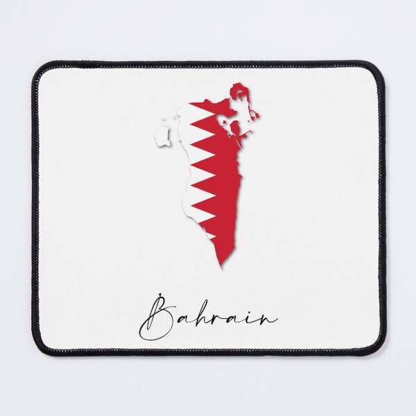 Item preview, Bahrain Country Map and Flag Arabian Peninsula Asia designed and sold by dk-design85.