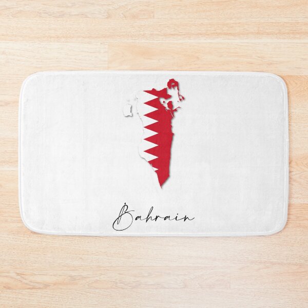 Item preview, Bahrain Country Map and Flag Arabian Peninsula Asia designed and sold by dk-design85.