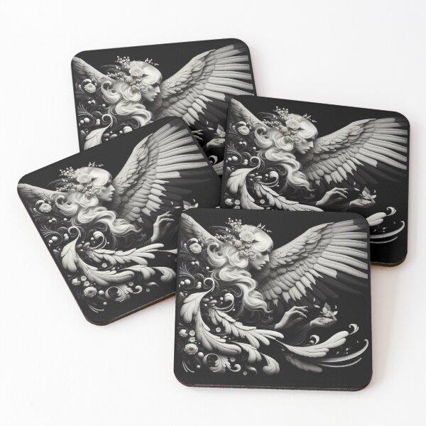 Item preview, Majestic Lady Eagle, Black & White Art  designed and sold by AnalajiaDesigns.