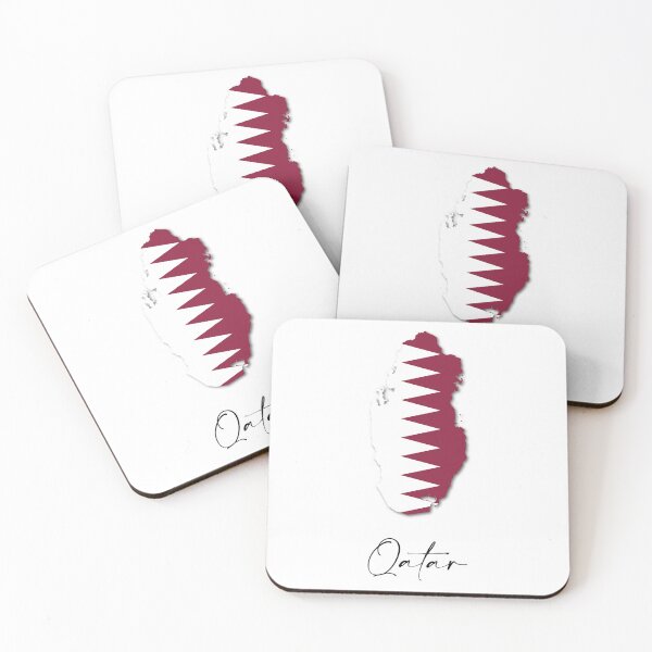 Item preview, Qatar Country Map and Flag Arabian Peninsula Asia designed and sold by dk-design85.