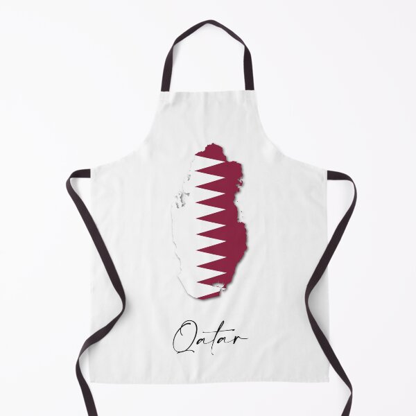 Item preview, Qatar Country Map and Flag Arabian Peninsula Asia designed and sold by dk-design85.
