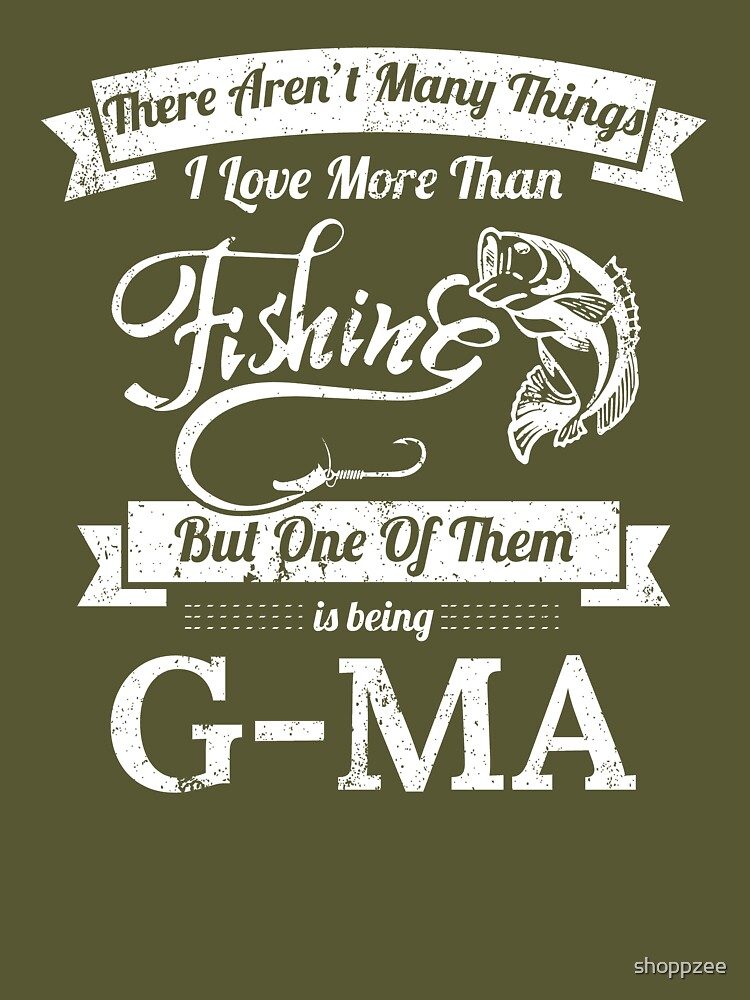  I Love Fishing And Being Grammy Women Bass Fishing Shirts :  Clothing, Shoes & Jewelry