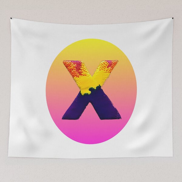 Item preview, letter X, monogram. typography collage. ABC art. gift 2024 designed and sold by Minibubb.