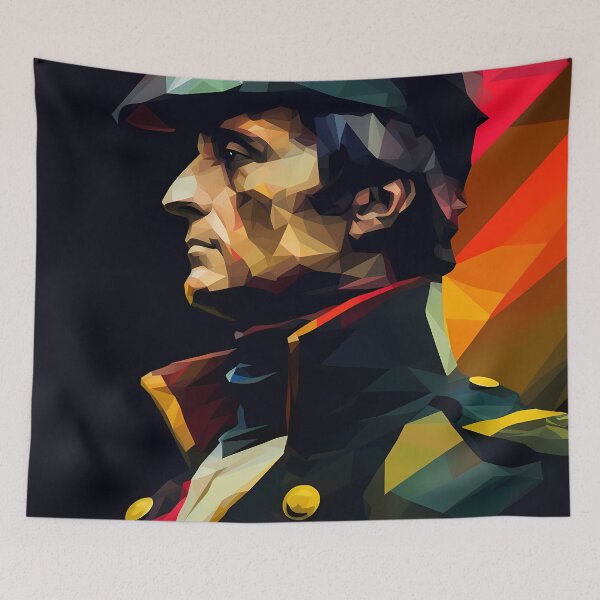 Item preview, Napoloen Bonaparte Napoleons Abstract Profile designed and sold by DeMuurdecoratie.