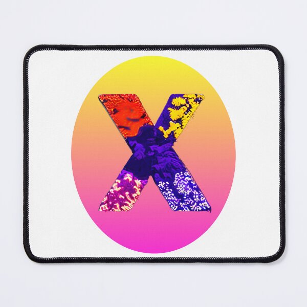 Item preview, letter X, monogram. typography collage. ABC art. gift 2024 designed and sold by Minibubb.