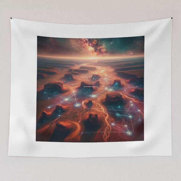 Item preview, Cosmic Trails Over Sacred Land designed and sold by ArrernteVisions.