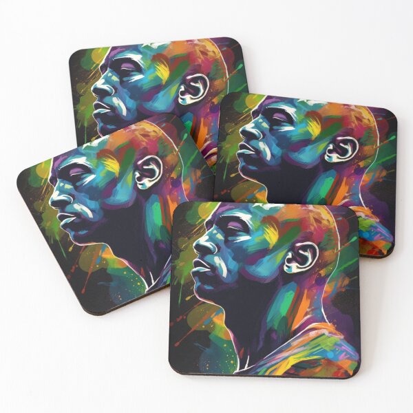 Item preview, Michael Jordan Color explosion Profile designed and sold by DeMuurdecoratie.