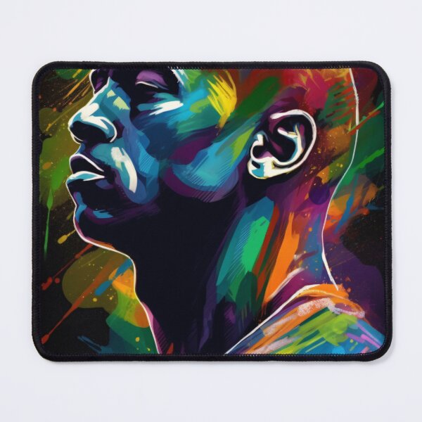 Item preview, Michael Jordan Color explosion Profile designed and sold by DeMuurdecoratie.