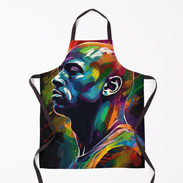 Aperçu de l'œuvre Michael Jordan Color explosion Profile créée et vendue par DeMuurdecoratie.