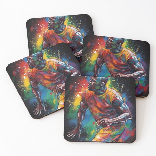 Item preview, Michael Jordan Colorful Impulse designed and sold by DeMuurdecoratie.