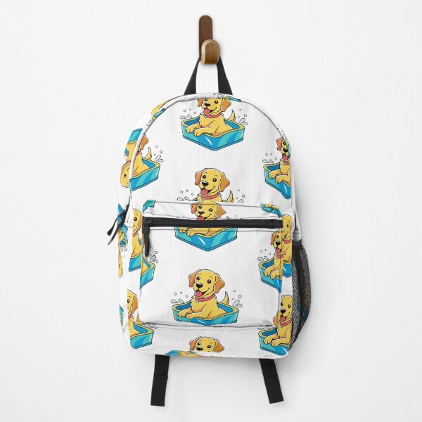 Item preview, Joyful Labrador Retriever Splashing in Pool Art designed and sold by iwcus.
