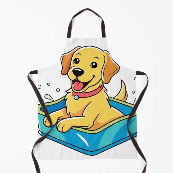 Item preview, Joyful Labrador Retriever Splashing in Pool Art designed and sold by iwcus.