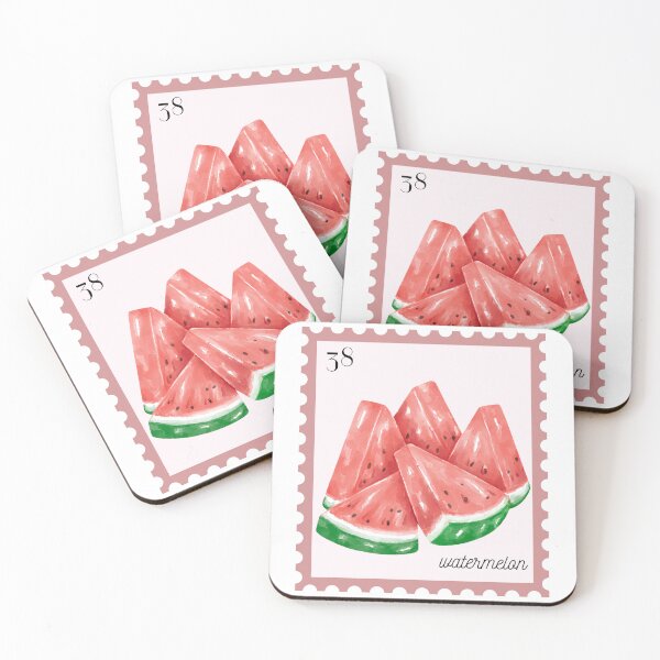 Item preview, Watermelon Watercolor Postage Stamp  designed and sold by CraftCartelArt.
