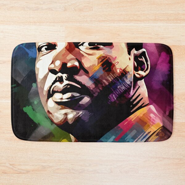 Artikelvorschau, Martin Luther King Colorful Facial Expression. entworfen und verkauft von DeMuurdecoratie.