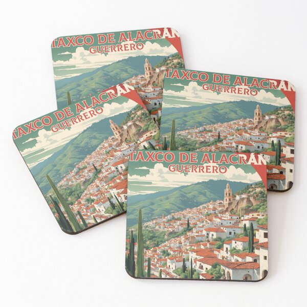 Item preview, Taxco de Alacran Guerrero Magic Town Vintage Travel Tourism Poster  designed and sold by TravelersGems.