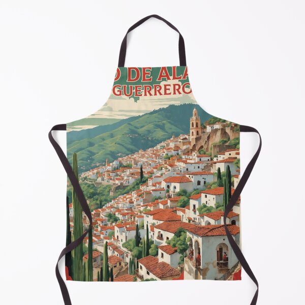 Item preview, Taxco de Alacran Guerrero Magic Town Vintage Travel Tourism Poster designed and sold by TravelersGems.