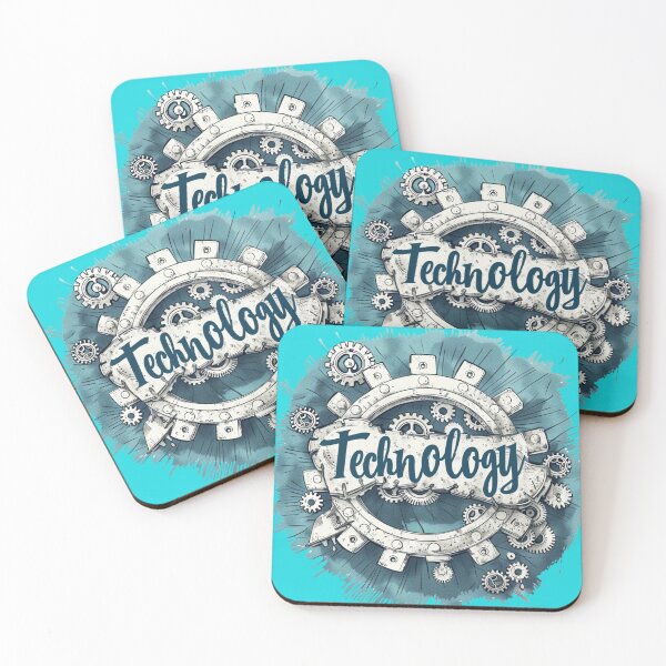 Item preview, Digital Fusion: Interwoven Technological Gears designed and sold by Ace Apparel  Attire.