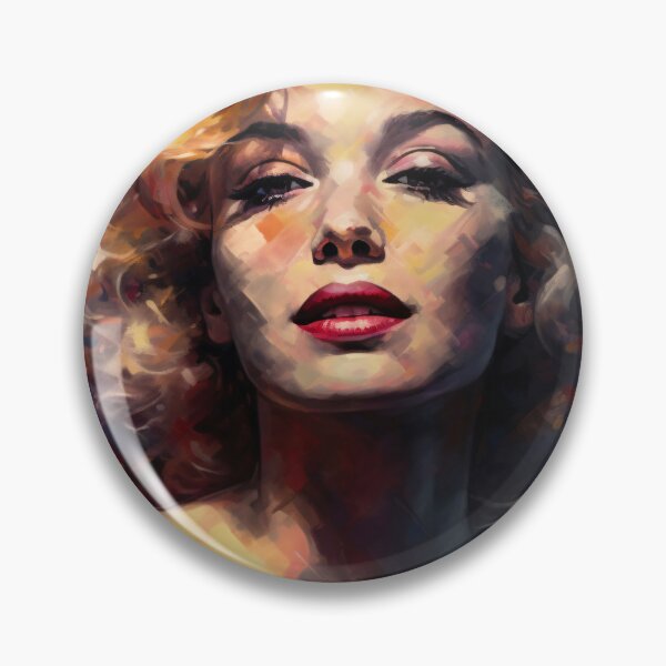 Item preview, Marilyn Monroe Face in Shades of Color designed and sold by DeMuurdecoratie.