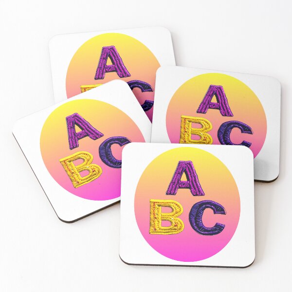 Item preview, letter ABC, monogram. typography collage. ABC art. gift 2024 designed and sold by Minibubb.
