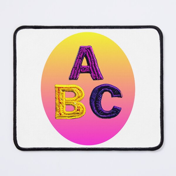 Item preview, letter ABC, monogram. typography collage. ABC art. gift 2024 designed and sold by Minibubb.